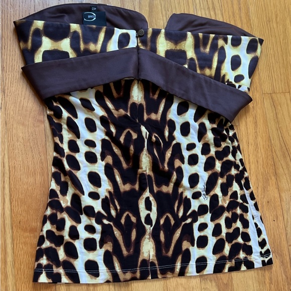 Just Cavalli Animal Print late 2000s Corset Top (used but in perfect condition) - Picture 2 of 5